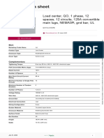 QO™ Load Centers - QO112L125GRB