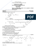 OJChimie Clasa 11 2023 Subiecte LRO