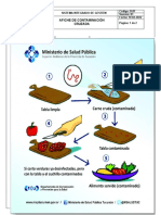 Afiche de Contaminación Cruzada