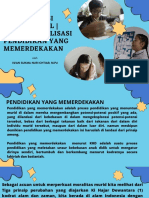 Pendidikan Yang Memerdekakan