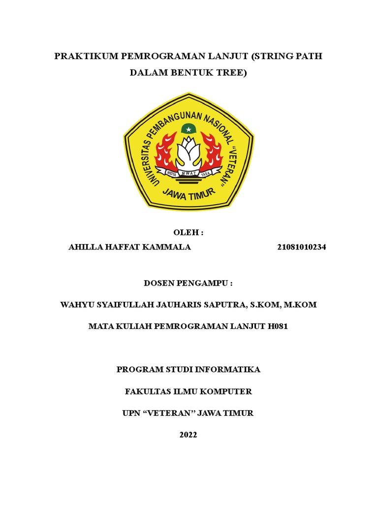 Pemrograman Tree untuk Manipulasi String | PDF | Komputer