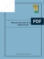 Manual Abreviado de Analisis Multivarian