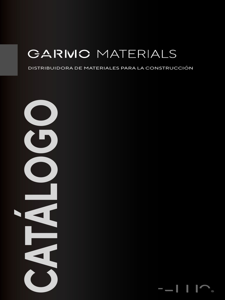 Catalogo Garmo Materials | PDF | Paneles de yeso | Corrosión