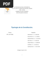 Tipología Constitucional
