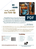 Release Sheet for the Duke Robillard Band's "Low Down And Tore Up"