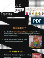 CLIL in English Language Teaching