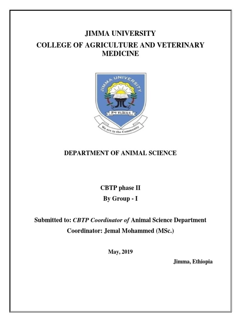 Community Based Training Program Phase T | PDF | Hay | Cereals