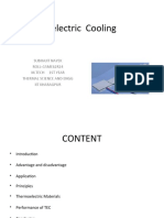 Thermoelectriccooling