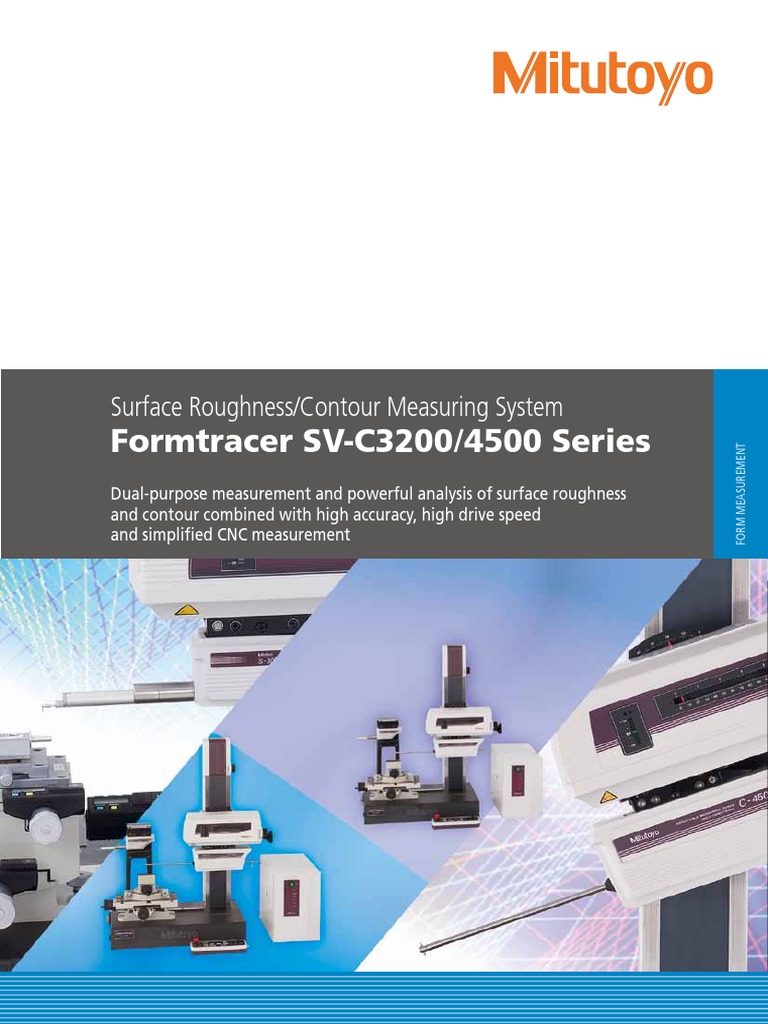 Mitutoyo SV-C3200/4500 Formtracer Guide | PDF | Page Layout | Function ...