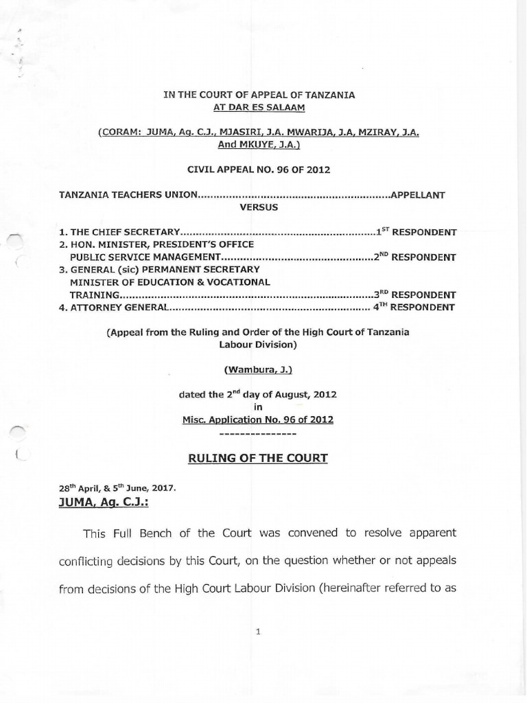 tanzania-teachers-union-vs-the-chief-secretary-hon-minister