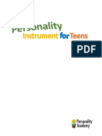 Jermaine Hairiston Personality Assessment For Teens