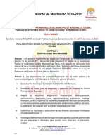 Reglamento de Bienes Patrimoniales Del Municipio de Manzanillo, Colima.
