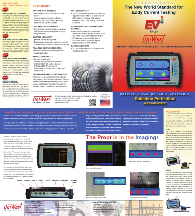 Uniwest Evi Brochure Pdf Image Scanner Usb