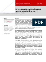 BCN Asentamientos Irregulares Normativa para Regularizacion de Su Urbanizacion DEF