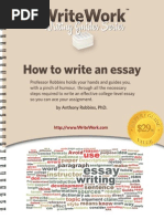 Download WriteWork How to Write an Essay by Jesse De Sousa Mourao SN64848638 doc pdf
