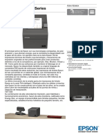 Epson TM T20II Series Ficha Técnica