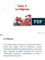 Tema 2 La Empresa