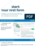 SurveyCTO Quick Start - Your First Form