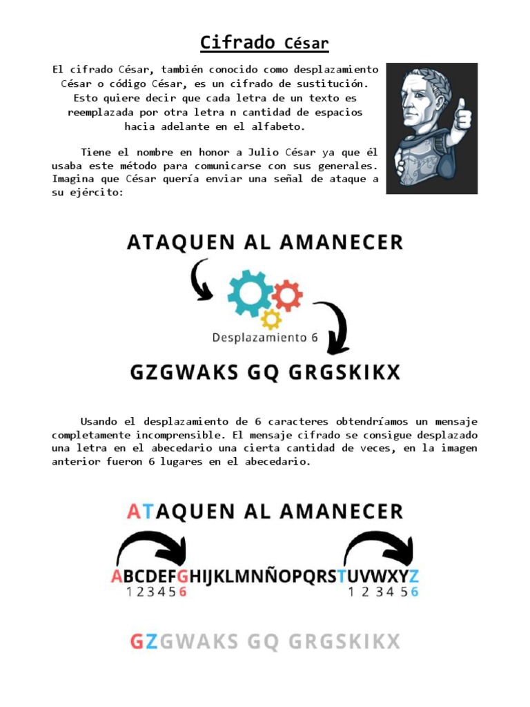 Introducción al Cifrado César | PDF