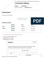 Practice Test - Math in Decision Making - MATHEMATICS IN THE MODERN WORLD