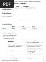 Practice Test - Math As A Language - MATHEMATICS IN THE MODERN WORLD