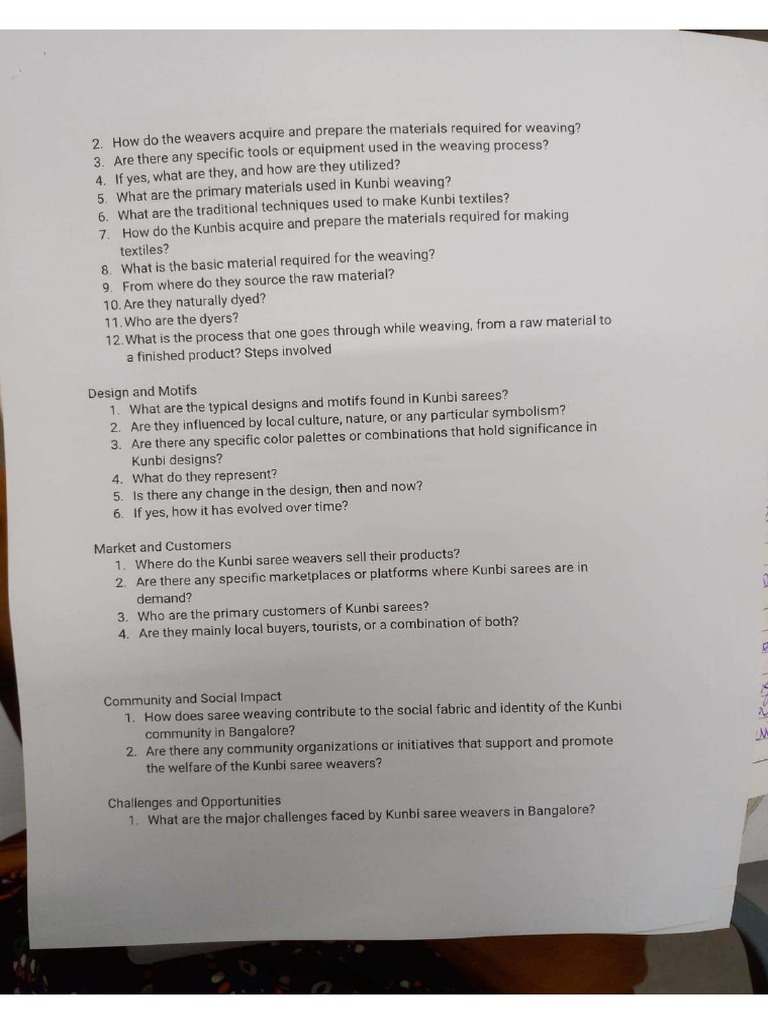 Questionnaire For Field Study2 PDF