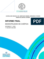Informe Final: Municipalidad de Chépica