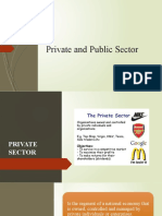 Private and Public Sector