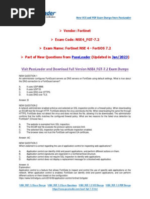 FORTINET NSE4_FGT-7.2試験対策総仕上げ最新版問題集【紙媒体】 Amazon.com: NSE 4: Fortigate: Fortinet Network Security