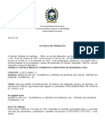 Licença de Operação Eucalipita (LO)