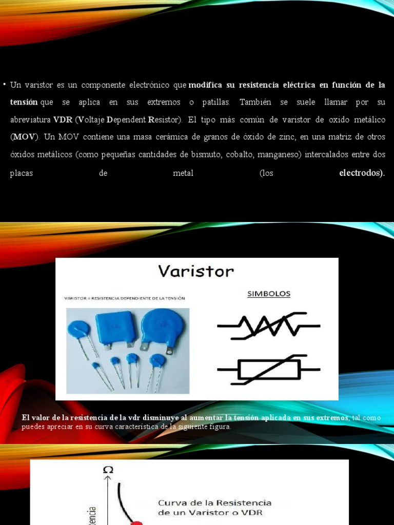 El Varistor PDF Corriente eléctrica Inductor