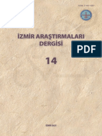 iZMiR ARASTIRMALARI DERGiSi. 14 SAYI