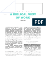 Biblical View of Work