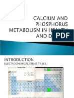Calcium and Phosphorus Metabolism in Health and Disease-1