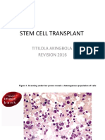 Stem Cell Transplant Revision 2016