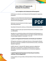 Preguntas - y - Respuestas Programa de Incentivos