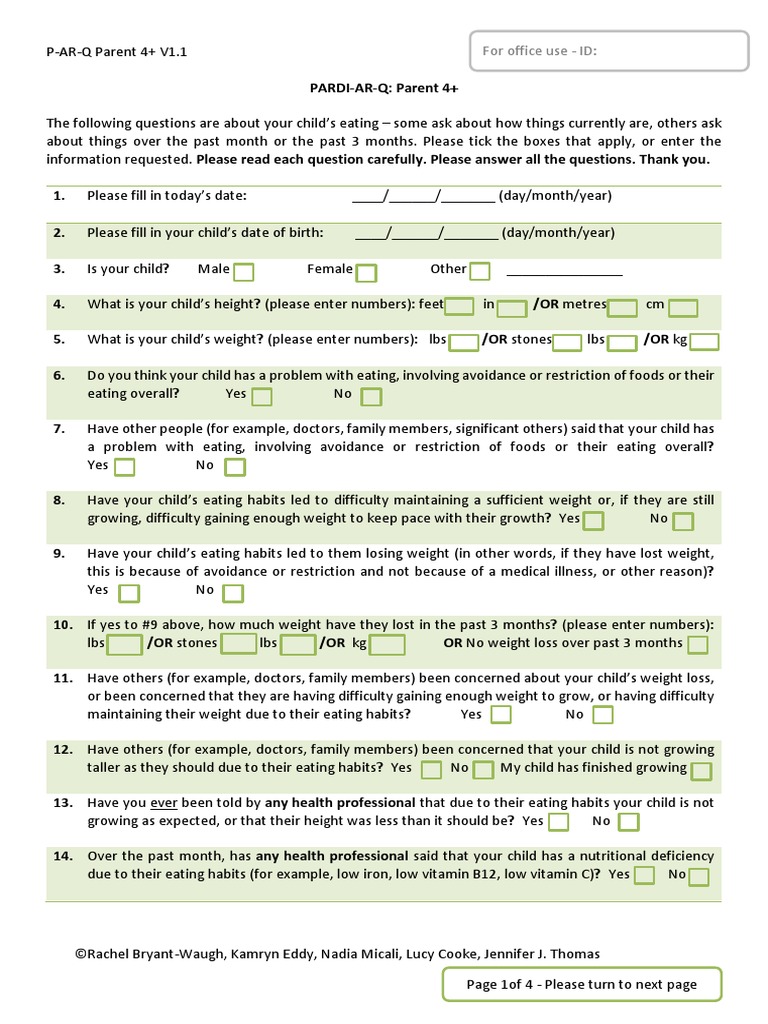 PARDI AR Q Parent 4SLaM | PDF | Micronutrient | Vitamin