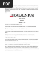 Hineni! Here I Am! - AJC Executive Director David Harris - Sept 13, 2011
