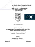 Estrategias para Favorecer La Inclusión Educativa y Generar Un Aprendizaje Significativo