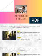 Reported Speech - Lesson