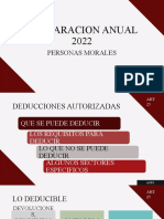 Declaracion Anual 2022 Deducciones