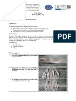 Basketry Weaving - Project Plan