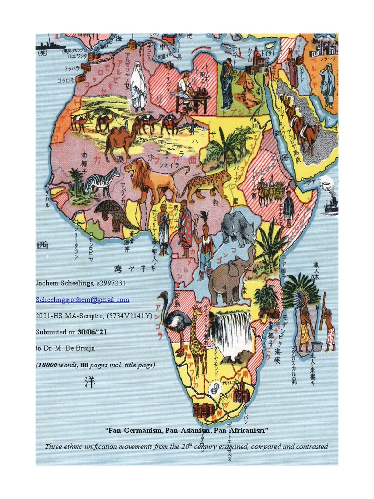 PanGermanism, PanAsianism, PanAfricanism TNO PDF Empire Of Japan