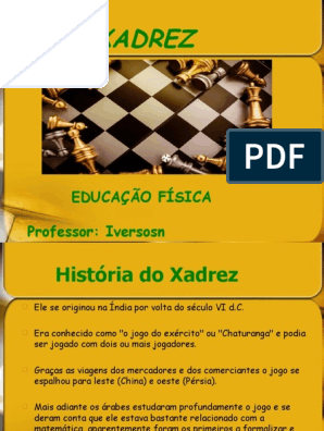 Sobre Noções Básicas e Fases Da Partida de Xadrez, PDF, Xadrez