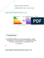 Conclusion:: Ic 3867+144+2998+1851÷144 61,52 KWH Électricité Ic Gaz 66+23+83+78÷144 1.73