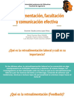 Feedback, Facultacion y Comunicacion Efectiva