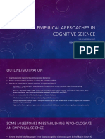 4.empirical Approaches in Congnitive Science