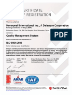 Honeywell International Inc Richardson Usa Iso 9001 2015