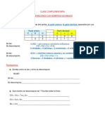 Clase Complementaria Operaciones Con Decimales