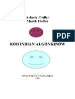A I M. Fiedler - Ród Indian Algonkinów
